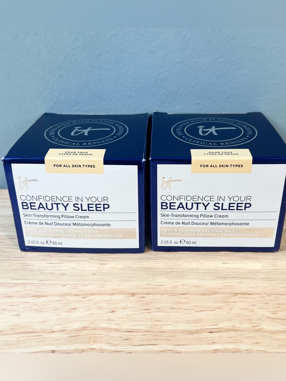 IT Cosmetics Confidence in Your Beauty Sleep Pillow Cream - 2.0 oz - *TWO PACK*